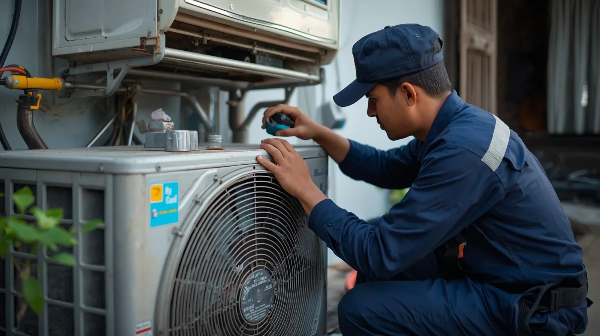 AC compressor repair technician working in Dhaka — Bismillah Refrigerator and Electric