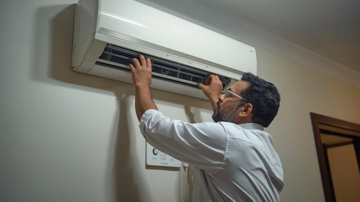 AC installation service Dhaka — split AC wall mounting and setup