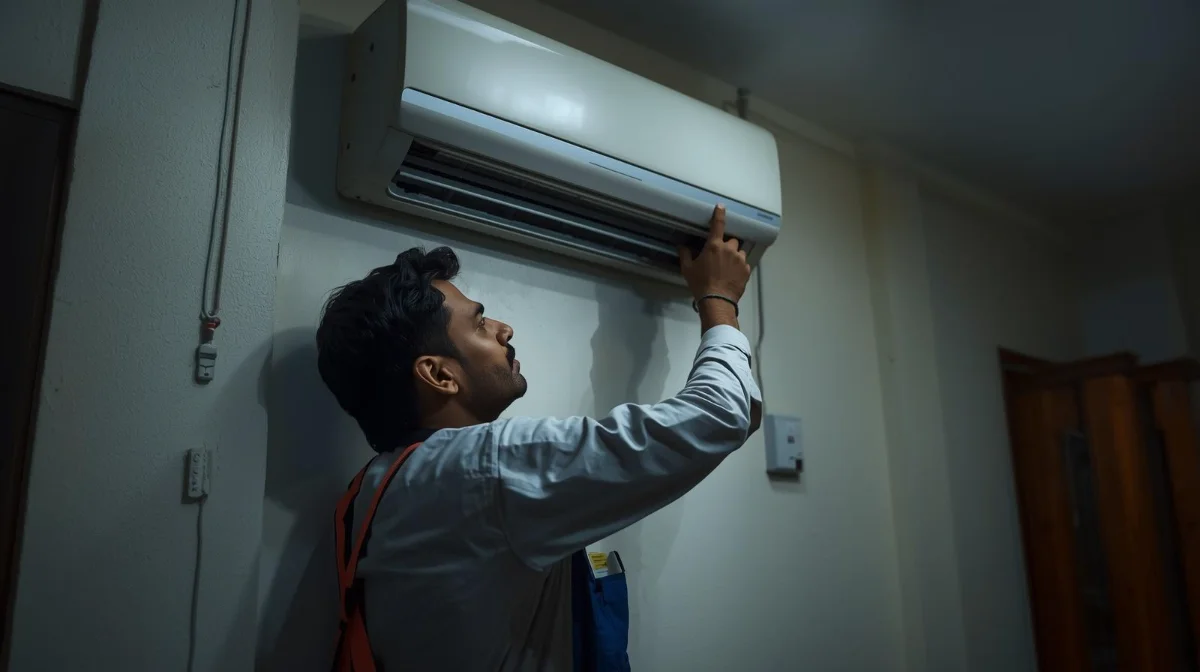 Professional AC servicing and maintenance in Dhaka