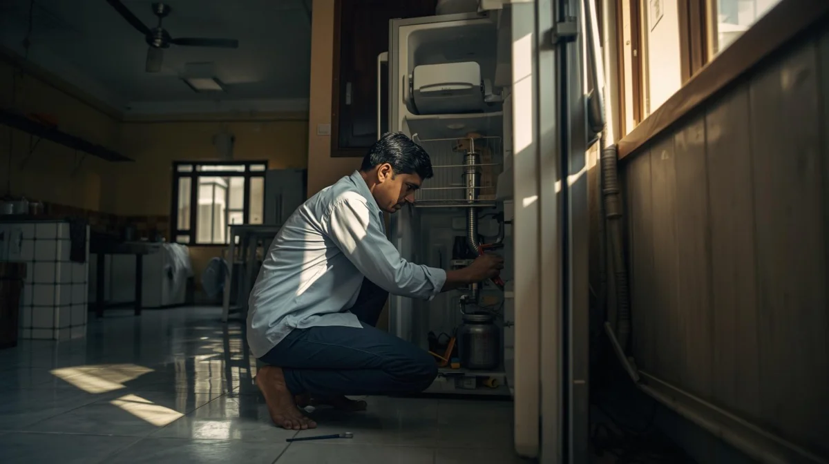 Fridge compressor repair technician working in Dhaka - Bismillah Refrigeration and Electric